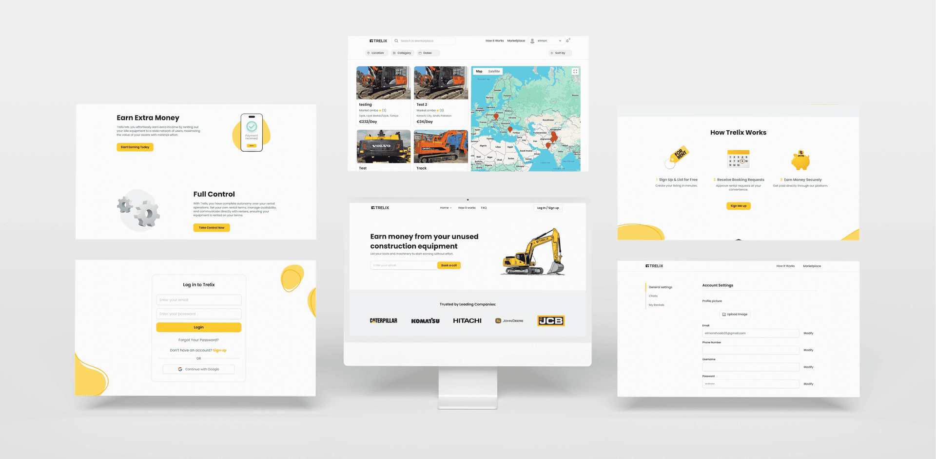 Digital Rental Platform for Heavy Equipment