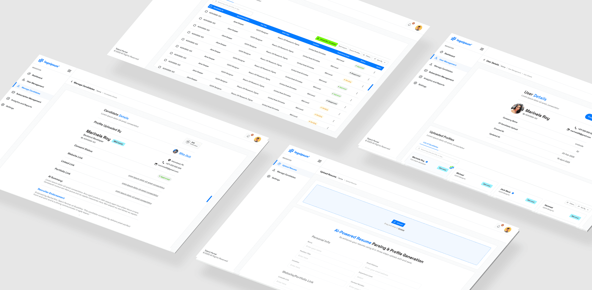 Talent platform connecting businesses with vetted freelancers