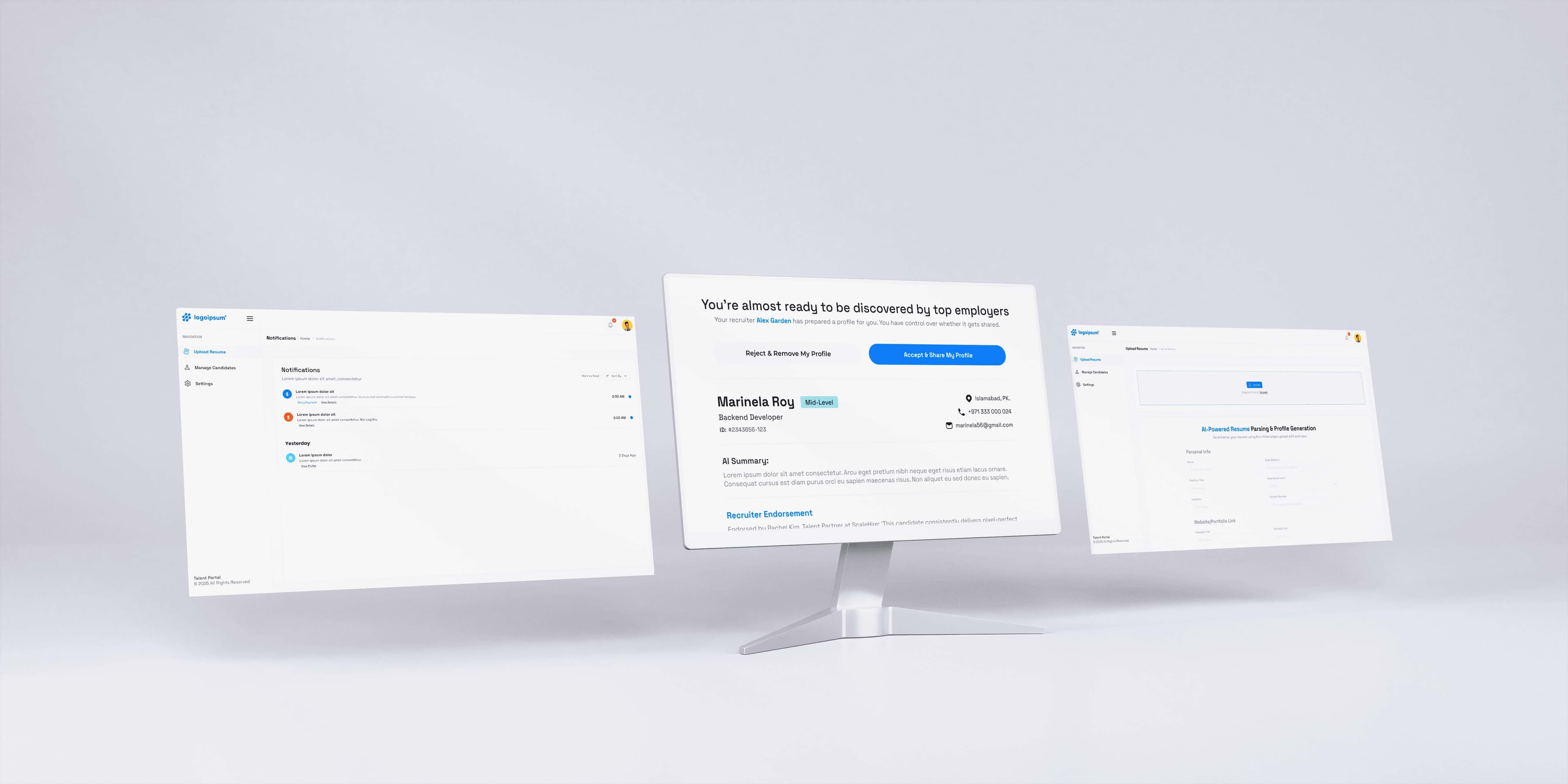 Talent platform connecting businesses with vetted freelancers