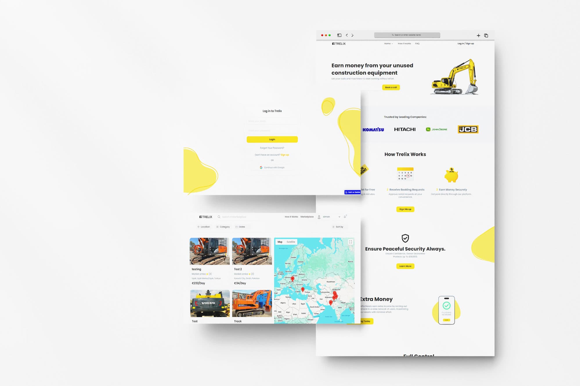 Digital Rental Platform for Heavy Equipment