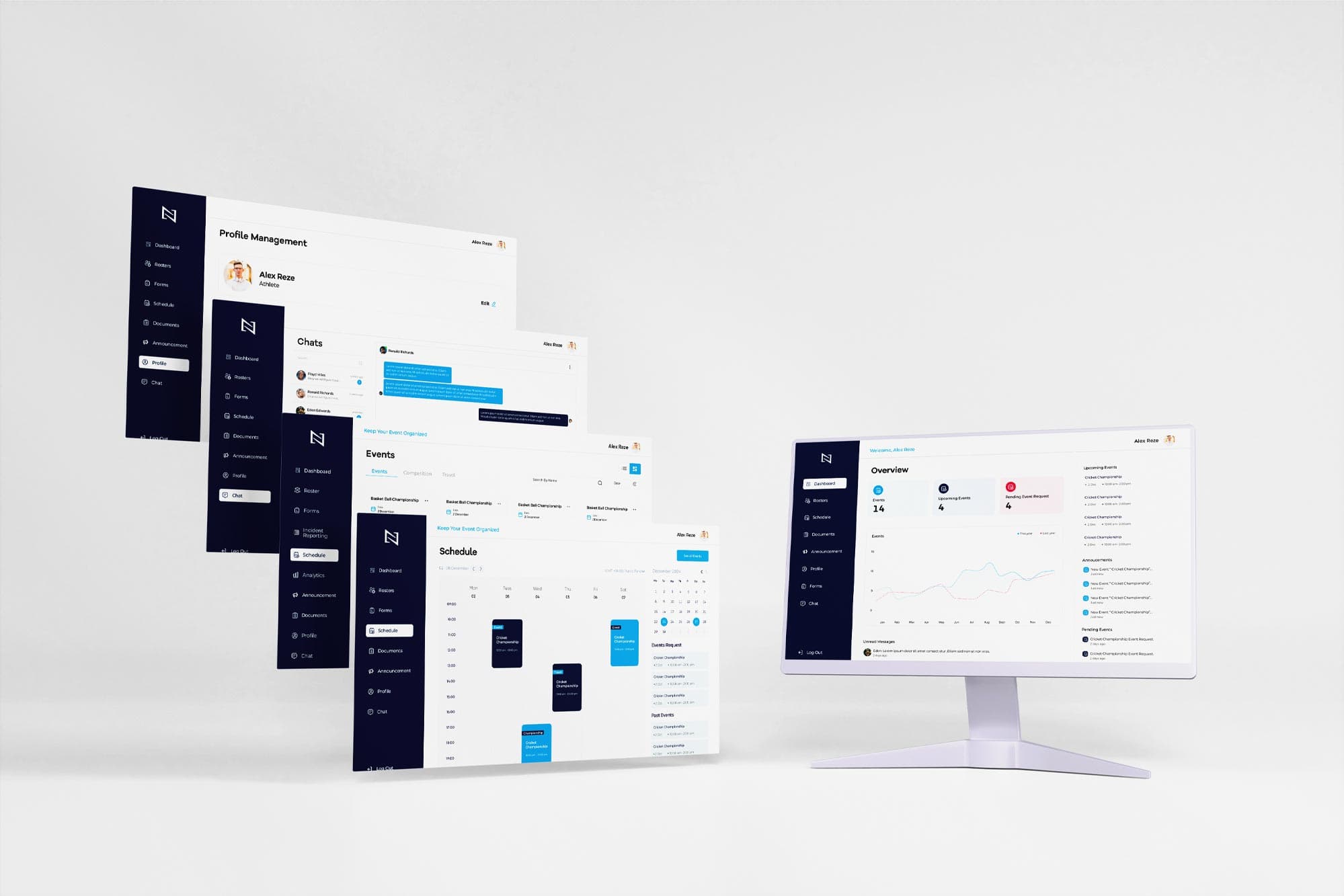 Comprehensive platform for sports clubs management and athletes