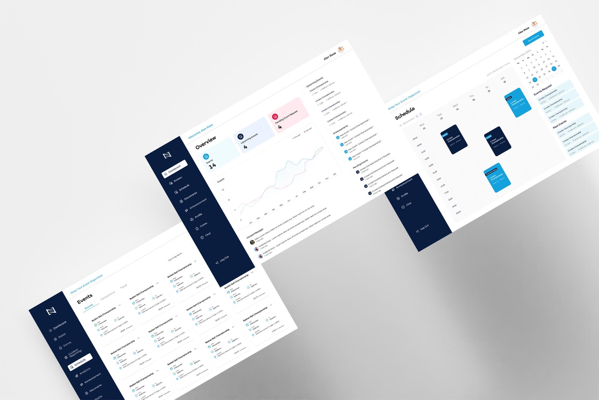 Comprehensive platform for sports clubs management and athletes