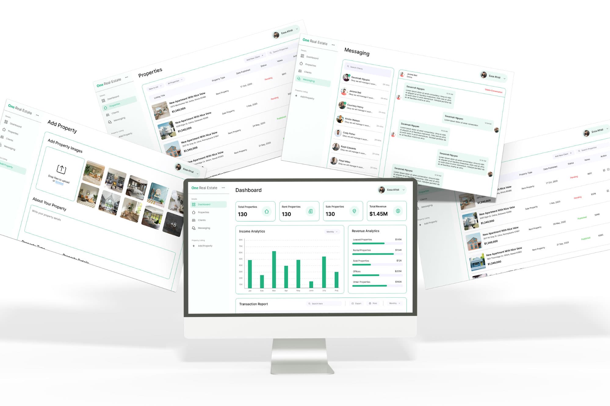 Smart real estate platform for property management — Analytics Tools