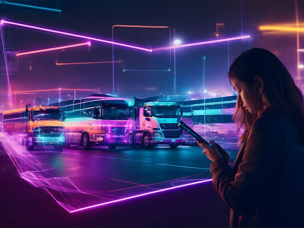 Digital Disruption in Logistics: Data Visualization in Fleet Ops