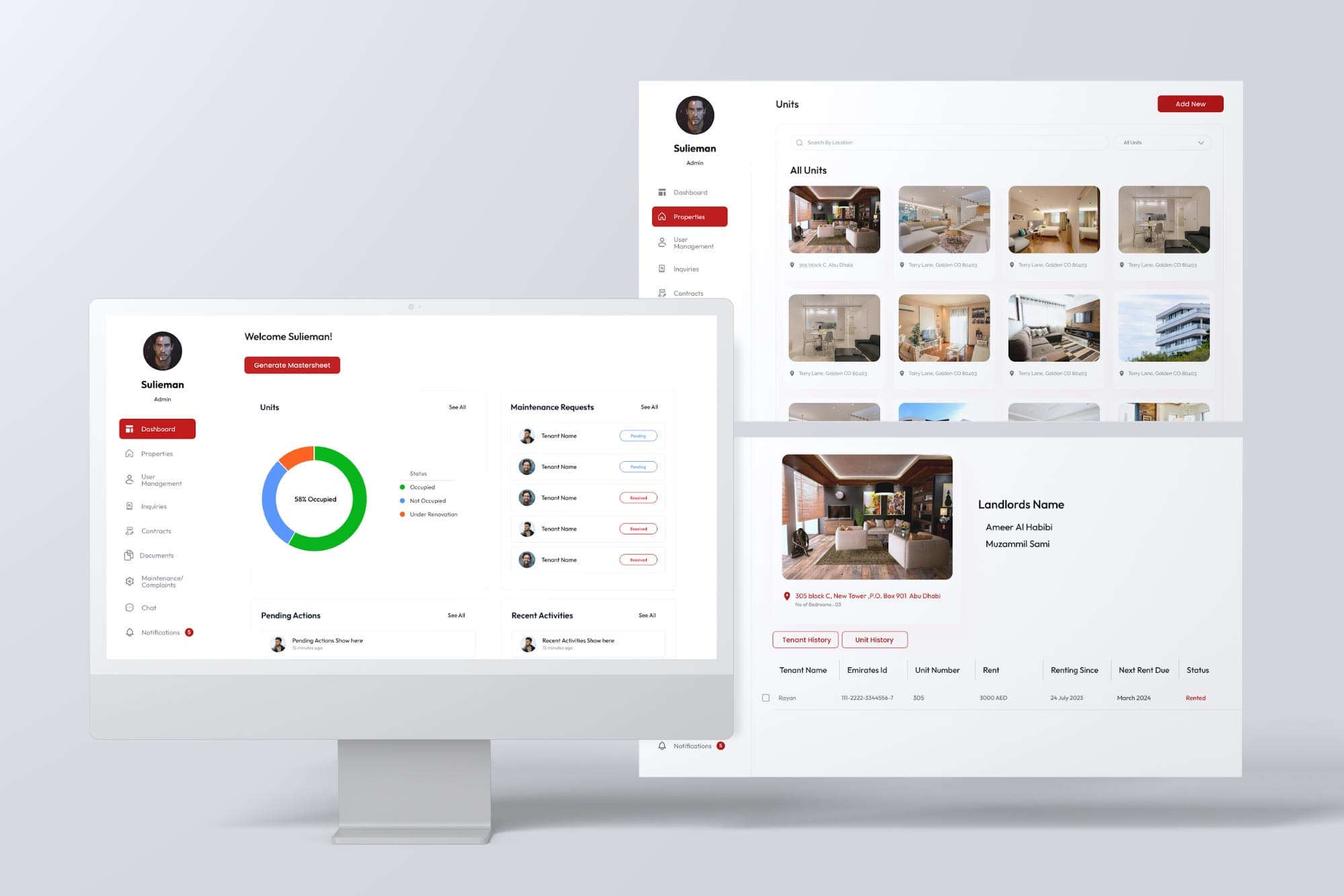 Smart real estate platform for property management