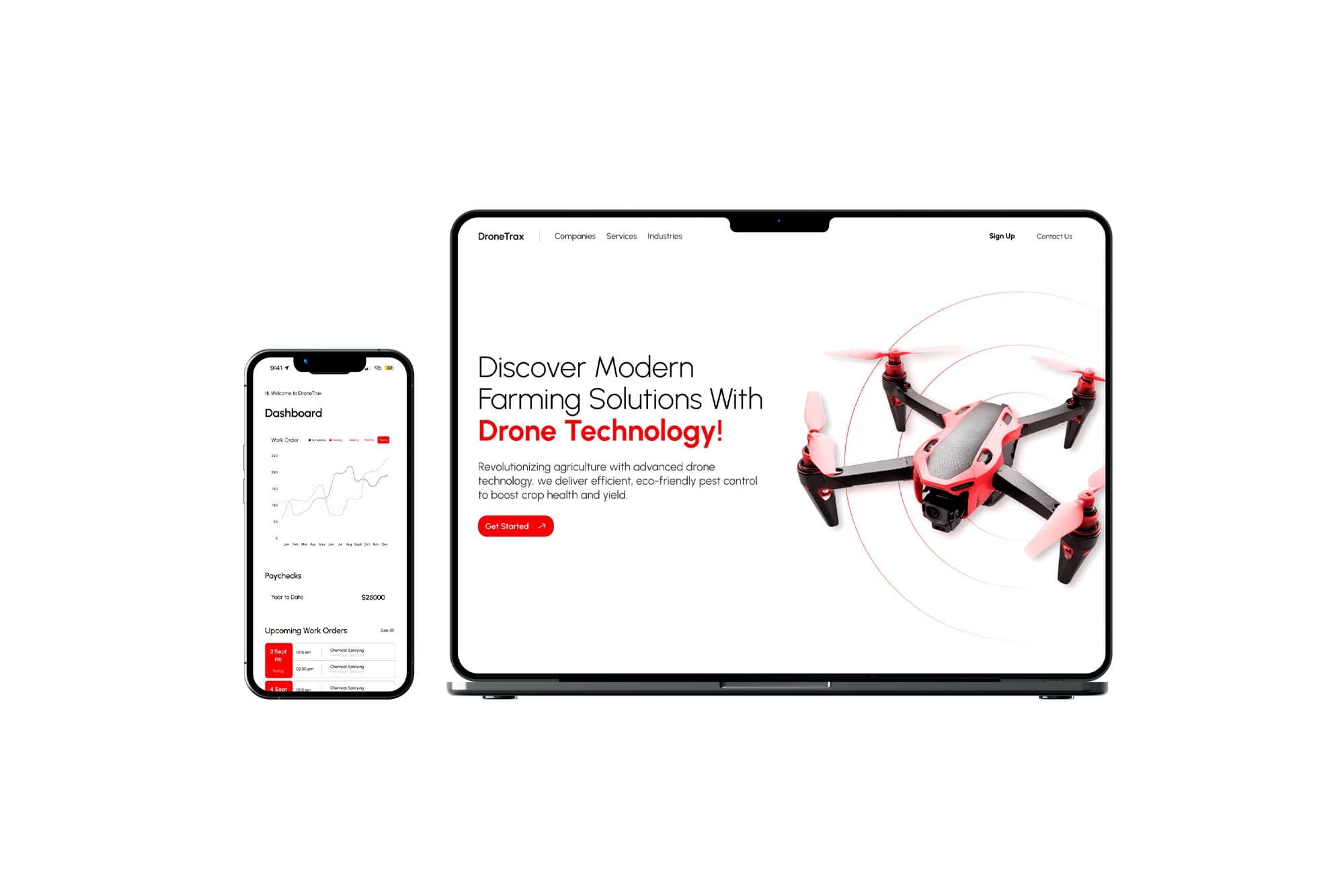 Drone fleet management system for modern agriculture