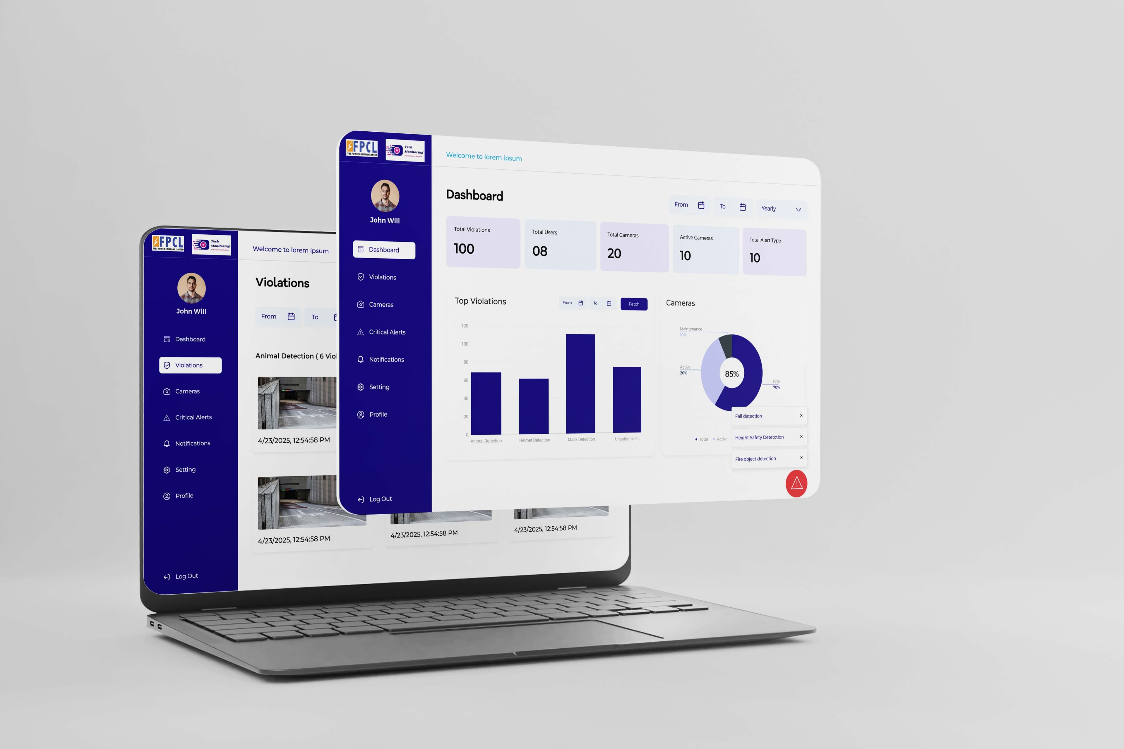 AI-Powered Industrial Monitoring: A Proactive Solution for Safety & Operations — Safety Dashboards