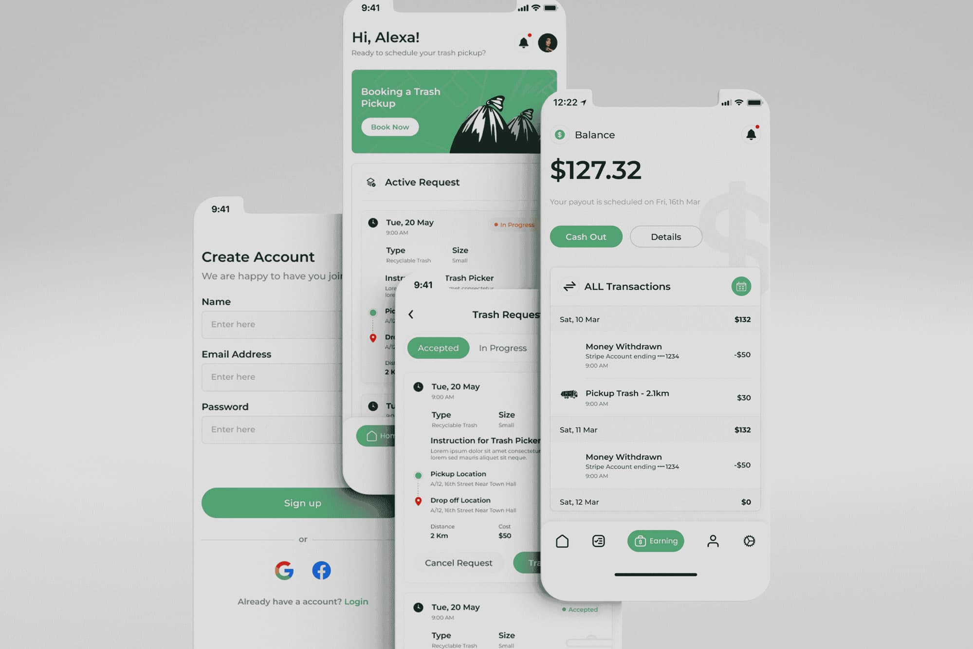 On-demand app for trash collection and recycling — Smart Pickup Booking